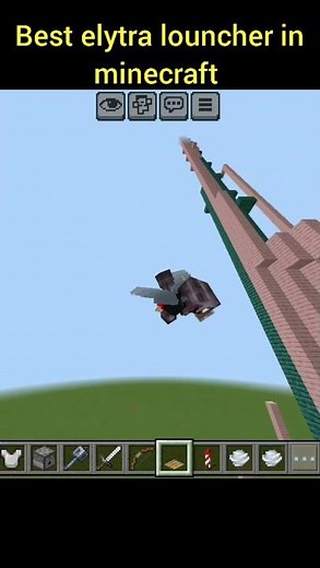 how to make a easyest elytra launcher in minecraft
