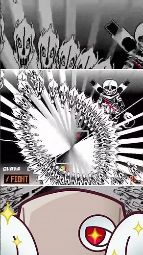 シャンハイインクサンズとの戦いの結末...【Ink!Sans Phase3/UndertaleAU】 #shorts