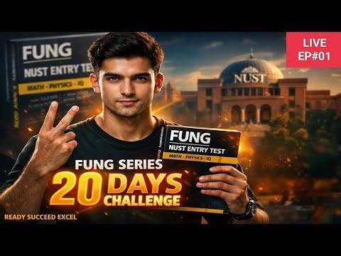 FUNG Series Complete Book Solution || 20 Days Special Challenge || NUST Entry Test || EP#01