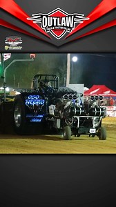 "Oso Negro" Multi engine modified tractor roaring at The Pullers Championship 2025!! #tractorpulling #outlawpulling #thepullerschampionship | Outlaw Truck & Tractor Pulling Association