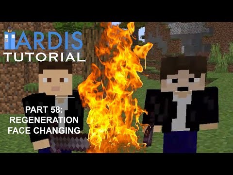Minecraft 1.19 TARDIS Tutorial Part 58: Regeneration Face Changing