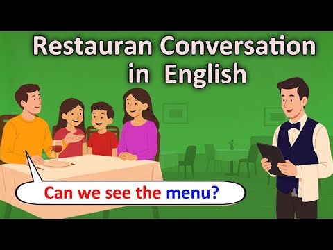 Restaurant Conversation in English | At the Restaurant #learnenglish #speakenglish