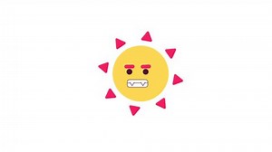 Angry Sun Radiating Ultraviolet 2d Object: vídeo stock (100% livre de direitos) 3532432873 | Shutterstock