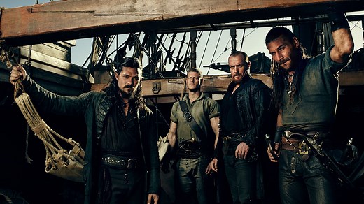 Which Black Sails characters are from history and which are from Treasure Island?