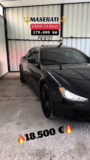 Maserati Ghibli 2017: Shitet për 18,500€