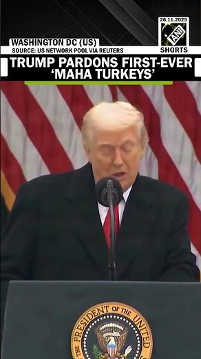 President Trump presents ‘Maha Turkeys’ at White House Thanksgiving ceremony