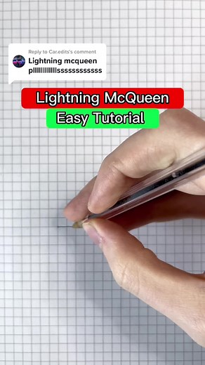 Favorite Cars Character Drawing Tutorial: How to Draw Lightning McQueen