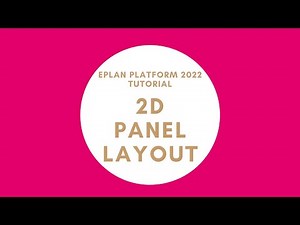 2D Panel Layout | EPLAN 2022