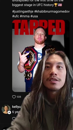 Nothing wrong with tapping #tapping #justingaethje #todayinmma #khabib #smplsck other accounts @jade emperor @simplisick