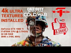 Call of Duty: Black Ops Cold War 4k HD Texture Pack - 1080ti Graphic Settings Cold War: Armada Map