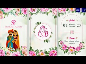 FLORAL Wedding Invitation Video Templates Made EASY for Beginners!