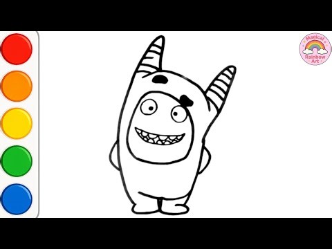 How to Draw Oddbods Pogo | Easy Oddbods Character Drawing for Kids