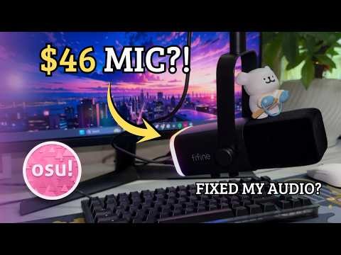 This $46 Mic is INSANE for Rhythm Gamers... | FIFINE AM8 & BM88 Review