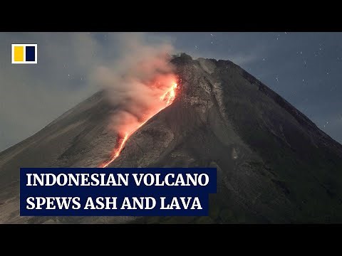 Indonesian volcano Mount Merapi erupts, forcing tourists to flee clouds of ash