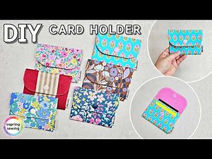 [DIY] So Simple! Card Holder | How to make Card Wallet 💕 with 2 pocket