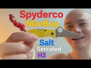 Spyderco Manbug Salt serrated pocket knife review