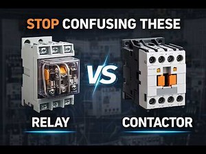 Contactor vs Relay – The REAL Difference Explained (Industrial Guide)