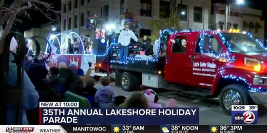 35th annual Lakeshore Holiday Parade brings cheer to downtown Manitowoc