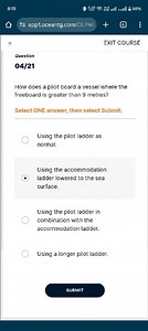How does a pilot board a vessel where the freeboard is greater ... | Filo