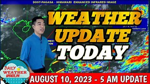 5.8K views · 327 reactions | Weather Update Today | PAG-ASA Weather Forecast | August 10, 2023 | Sir Zmor | Facebook