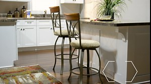 Powell Hamilton Swivel Counter Stool, Beige
