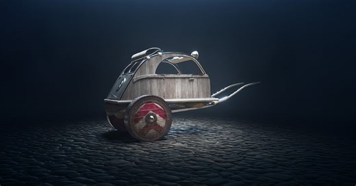 citroen reimagines iconic 2CV as chariot concept for upcoming asterix & obelix movie