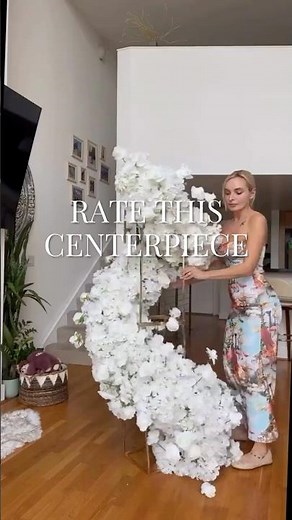 Voluminous White Flower Arrangement Tutorial #florals 🌸✨ #diy #weddinghacks