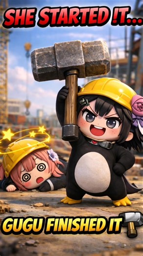 Gugu got revenge 🔨 #gugugaga #shorts #viral