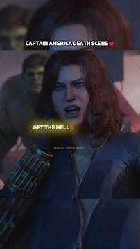 Captain America Death Scene #shorts #gaming #avengers