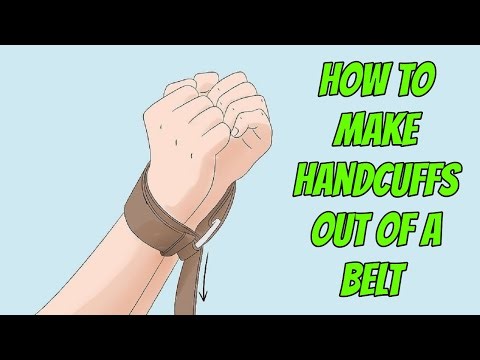How to Make Handcuffs Out of a Belt: Single Cuff Handcuffs