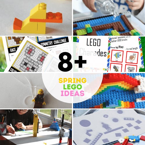 Spring LEGO Challenge Calendar - Little Bins for Little Hands