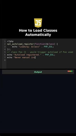 How to Load Classes Automatically #autoload