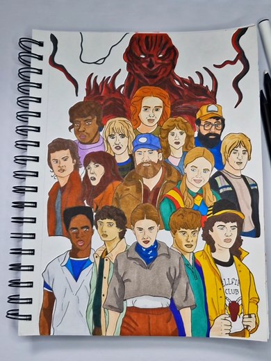 How to Draw Characters from Stranger Things 5