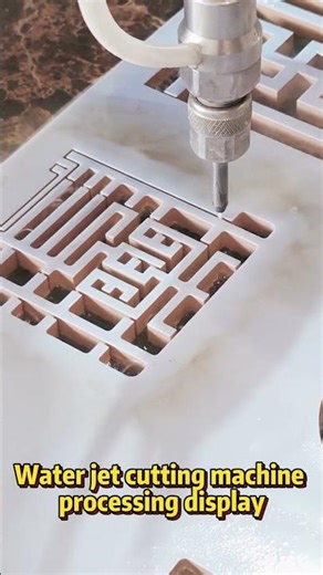 Water jet cutting machine processing display #waterjet #waterjetcutting #cncmachine #factory