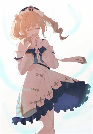 @лыси пдаки попки(as an artist) Barbara version of this trend is hereee || #barbara #genshinimpact #art #trend #fyp