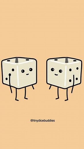 A win is a win… 😏 #cuteanimation #dice #funnyanimation #sillyjoke | Tiny Dice Buddies