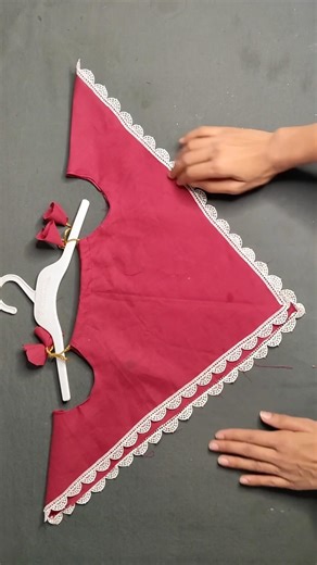 Korean Top Design for Girls | Easy Trick ✨ #koreandresses #top #kidsfashion #shorts #viral #trending
