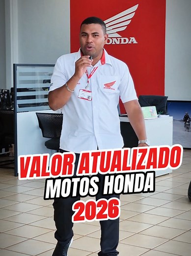 Valor à vista das Motos Honda 2026: preços e modelos