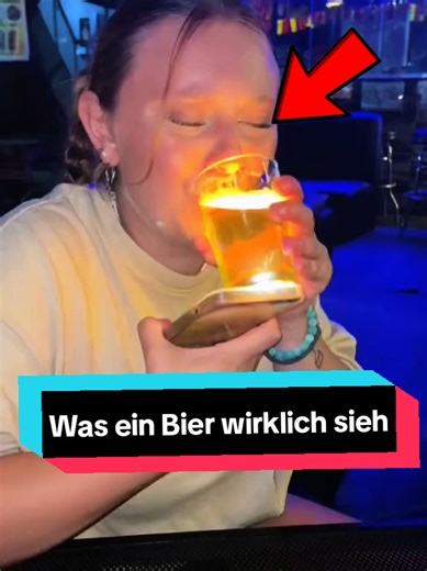 Sie filmt ihr Bierglas von oben – alle denken, sie ist seltsam. Doch als sie das Video zeigt, ändert sich alles. Niemand hatte mit diesem Ergebnis gerechnet… Bleib bis zum Ende #bier #experiment #unglaublich #überraschung #fypde