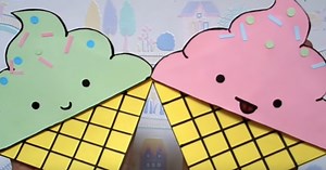 How To Make DIY Icecream Bookmark Corners