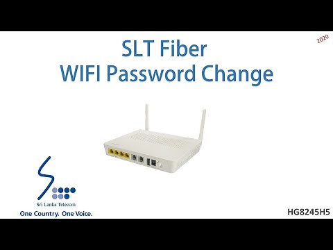 SLT Huawei (HG8245H5) Fiber Router WIFI password Change