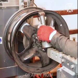 579K views · 1.4K reactions | How To Amazingly Repair A Car Wheel & More! | Crafty Panda How | Facebook