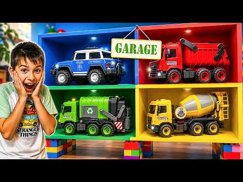 Car Garage Adventure with Darius and how to be helpful at home