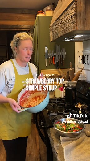 Easy Strawberry Simple Syrup Recipe