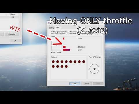 Thrustmaster HOTAS X - Z Rotation broken? [solved in description]