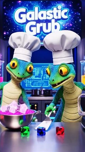 Space Lizards Host a Cooking Show Called “Galactic Grub” | Funny Sci-Fi Short| Nebula Shots