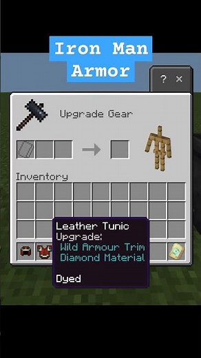 How to make the Iron Man Armor in Minecraft