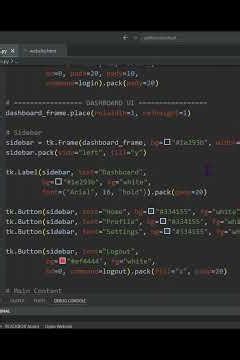 Python Login Page UI 🔐 | Python GUI Project #shorts
