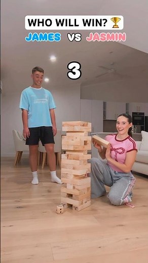 GIANT JENGA CHALLENGE! #shorts