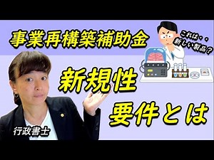 事業再構築補助金の【製品等の新規性要件】について簡単解説します！